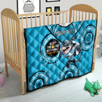 Custom NRL Sharks NAIDOC Week Quilt Keep The Fire Burning Indigenous Art