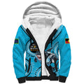 Custom NRL Sharks NAIDOC Week Sherpa Hoodie Keep The Fire Burning Indigenous Art