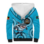 Custom NRL Sharks NAIDOC Week Sherpa Hoodie Keep The Fire Burning Indigenous Art