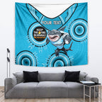 Custom NRL Sharks NAIDOC Week Tapestry Keep The Fire Burning Indigenous Art
