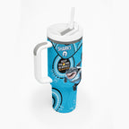NRL Sharks NAIDOC Week Tumbler With Handle Keep The Fire Burning Indigenous Art
