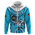 Custom NRL Sharks NAIDOC Week Zip Hoodie Keep The Fire Burning Indigenous Art