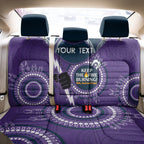 Custom NRL Storm NAIDOC Week Back Car Seat Cover Keep The Fire Burning Indigenous Art