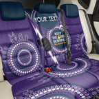 Custom NRL Storm NAIDOC Week Back Car Seat Cover Keep The Fire Burning Indigenous Art