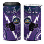NRL Storm NAIDOC Week 4 in 1 Can Cooler Tumbler Keep The Fire Burning Indigenous Art