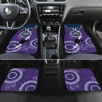 Custom NRL Storm NAIDOC Week Car Mats Keep The Fire Burning Indigenous Art