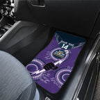 Custom NRL Storm NAIDOC Week Car Mats Keep The Fire Burning Indigenous Art