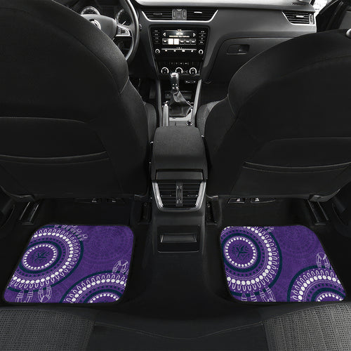 Custom NRL Storm NAIDOC Week Car Mats Keep The Fire Burning Indigenous Art