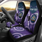 Custom NRL Storm NAIDOC Week Car Seat Cover Keep The Fire Burning Indigenous Art