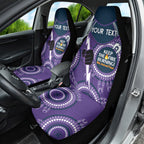 Custom NRL Storm NAIDOC Week Car Seat Cover Keep The Fire Burning Indigenous Art