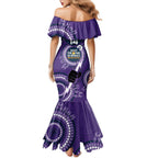 Custom NRL Storm NAIDOC Week Family Matching Mermaid Dress and Hawaiian Shirt Keep The Fire Burning Indigenous Art