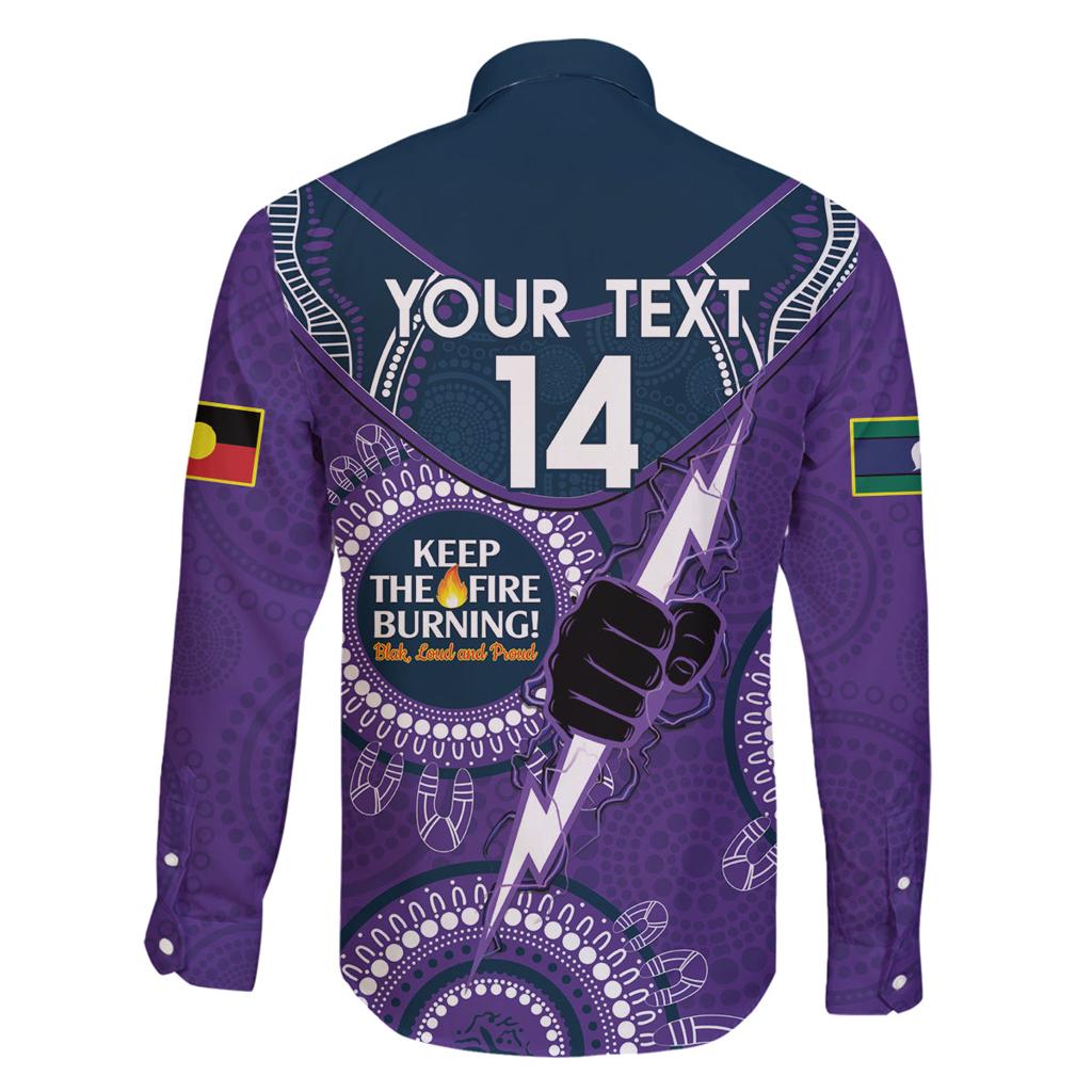 Custom NRL Storm NAIDOC Week Family Matching Summer Maxi Dress and Hawaiian Shirt Keep The Fire Burning Indigenous Art