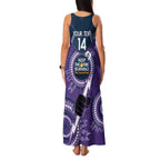 Custom NRL Storm NAIDOC Week Family Matching Tank Maxi Dress and Hawaiian Shirt Keep The Fire Burning Indigenous Art