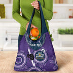 Custom NRL Storm NAIDOC Week Grocery Bag Keep The Fire Burning Indigenous Art