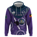 Custom NRL Storm NAIDOC Week Hoodie Keep The Fire Burning Indigenous Art