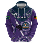 Custom NRL Storm NAIDOC Week Hoodie Keep The Fire Burning Indigenous Art