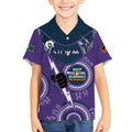 Custom NRL Storm NAIDOC Week Kid Hawaiian Shirt Keep The Fire Burning Indigenous Art