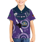Custom NRL Storm NAIDOC Week Kid Hawaiian Shirt Keep The Fire Burning Indigenous Art