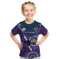 Custom NRL Storm NAIDOC Week Kid T Shirt Keep The Fire Burning Indigenous Art