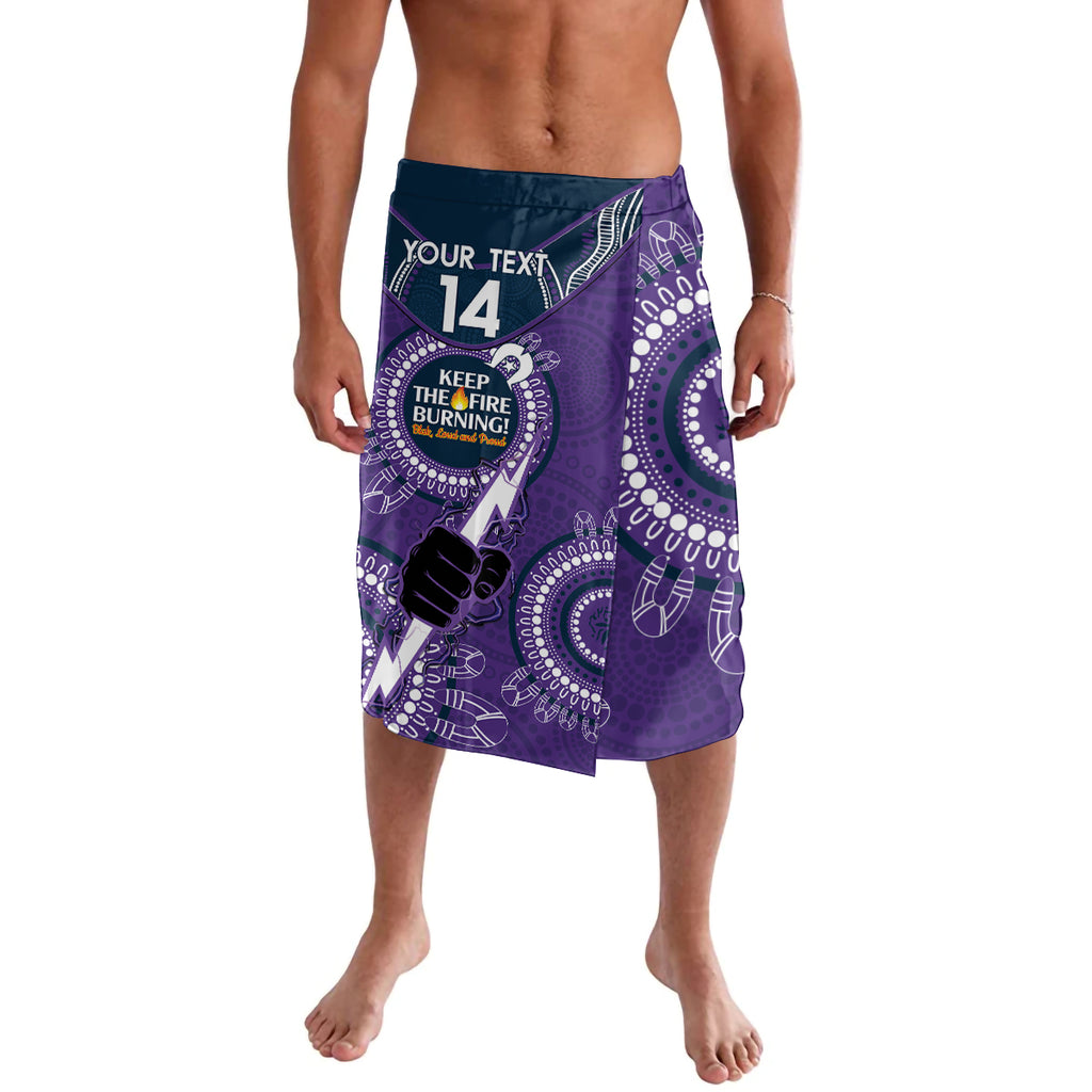 Custom NRL Storm NAIDOC Week Lavalava Keep The Fire Burning Indigenous Art