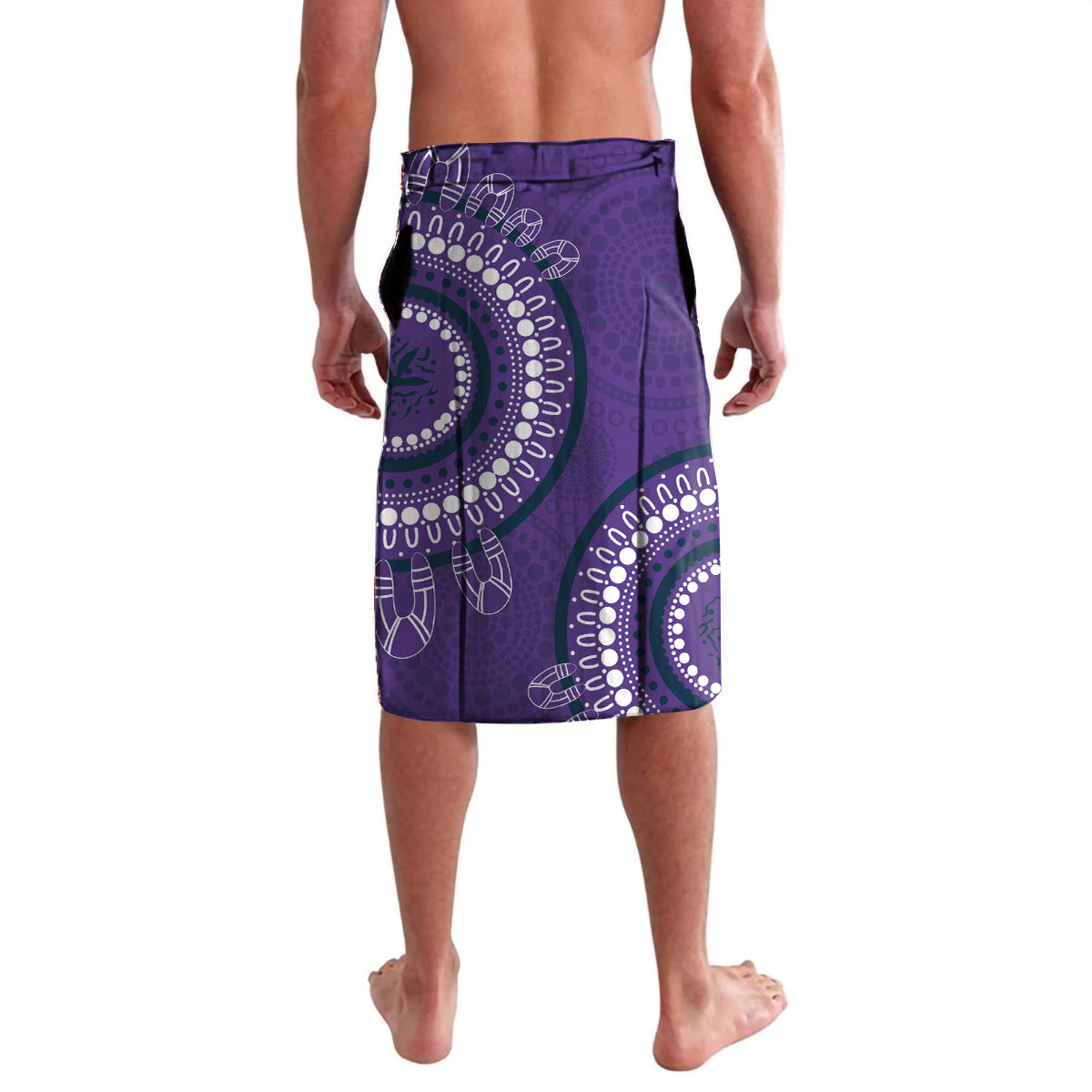 Custom NRL Storm NAIDOC Week Lavalava Keep The Fire Burning Indigenous Art