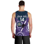 Custom NRL Storm NAIDOC Week Men Tank Top Keep The Fire Burning Indigenous Art