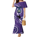 Custom NRL Storm NAIDOC Week Mermaid Dress Keep The Fire Burning Indigenous Art