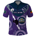 Custom NRL Storm NAIDOC Week Polo Shirt Keep The Fire Burning Indigenous Art