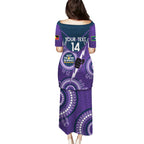Custom NRL Storm NAIDOC Week Puletasi Keep The Fire Burning Indigenous Art