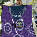 Custom NRL Storm NAIDOC Week Quilt Keep The Fire Burning Indigenous Art