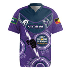 Custom NRL Storm NAIDOC Week Rugby Jersey Keep The Fire Burning Indigenous Art