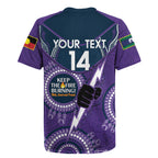 Custom NRL Storm NAIDOC Week Rugby Jersey Keep The Fire Burning Indigenous Art