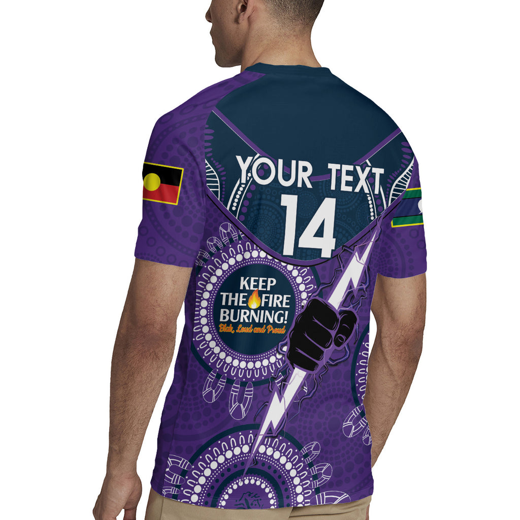 Custom NRL Storm NAIDOC Week Rugby Jersey Keep The Fire Burning Indigenous Art