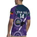 Custom NRL Storm NAIDOC Week Rugby Jersey Keep The Fire Burning Indigenous Art