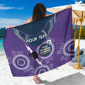 Custom NRL Storm NAIDOC Week Sarong Keep The Fire Burning Indigenous Art