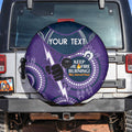 Custom NRL Storm NAIDOC Week Spare Tire Cover Keep The Fire Burning Indigenous Art