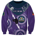 Custom NRL Storm NAIDOC Week Sweatshirt Keep The Fire Burning Indigenous Art