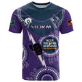 Custom NRL Storm NAIDOC Week T Shirt Keep The Fire Burning Indigenous Art