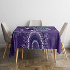 Custom NRL Storm NAIDOC Week Tablecloth Keep The Fire Burning Indigenous Art