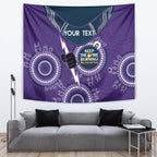 Custom NRL Storm NAIDOC Week Tapestry Keep The Fire Burning Indigenous Art