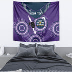 Custom NRL Storm NAIDOC Week Tapestry Keep The Fire Burning Indigenous Art