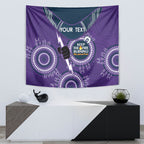 Custom NRL Storm NAIDOC Week Tapestry Keep The Fire Burning Indigenous Art
