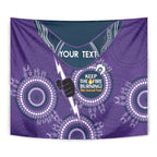 Custom NRL Storm NAIDOC Week Tapestry Keep The Fire Burning Indigenous Art