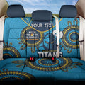 Custom NRL Titans NAIDOC Week Back Car Seat Cover Keep The Fire Burning Indigenous Art