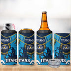 NRL Titans NAIDOC Week 4 in 1 Can Cooler Tumbler Keep The Fire Burning Indigenous Art