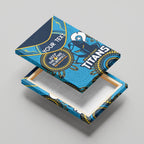 Custom NRL Titans NAIDOC Week Canvas Wall Art Keep The Fire Burning Indigenous Art