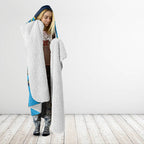Custom NRL Titans NAIDOC Week Hooded Blanket Keep The Fire Burning Indigenous Art