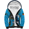 Custom NRL Titans NAIDOC Week Sherpa Hoodie Keep The Fire Burning Indigenous Art