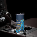 NRL Titans NAIDOC Week Skinny Tumbler Keep The Fire Burning Indigenous Art