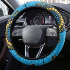 NRL Titans NAIDOC Week Steering Wheel Cover Keep The Fire Burning Indigenous Art